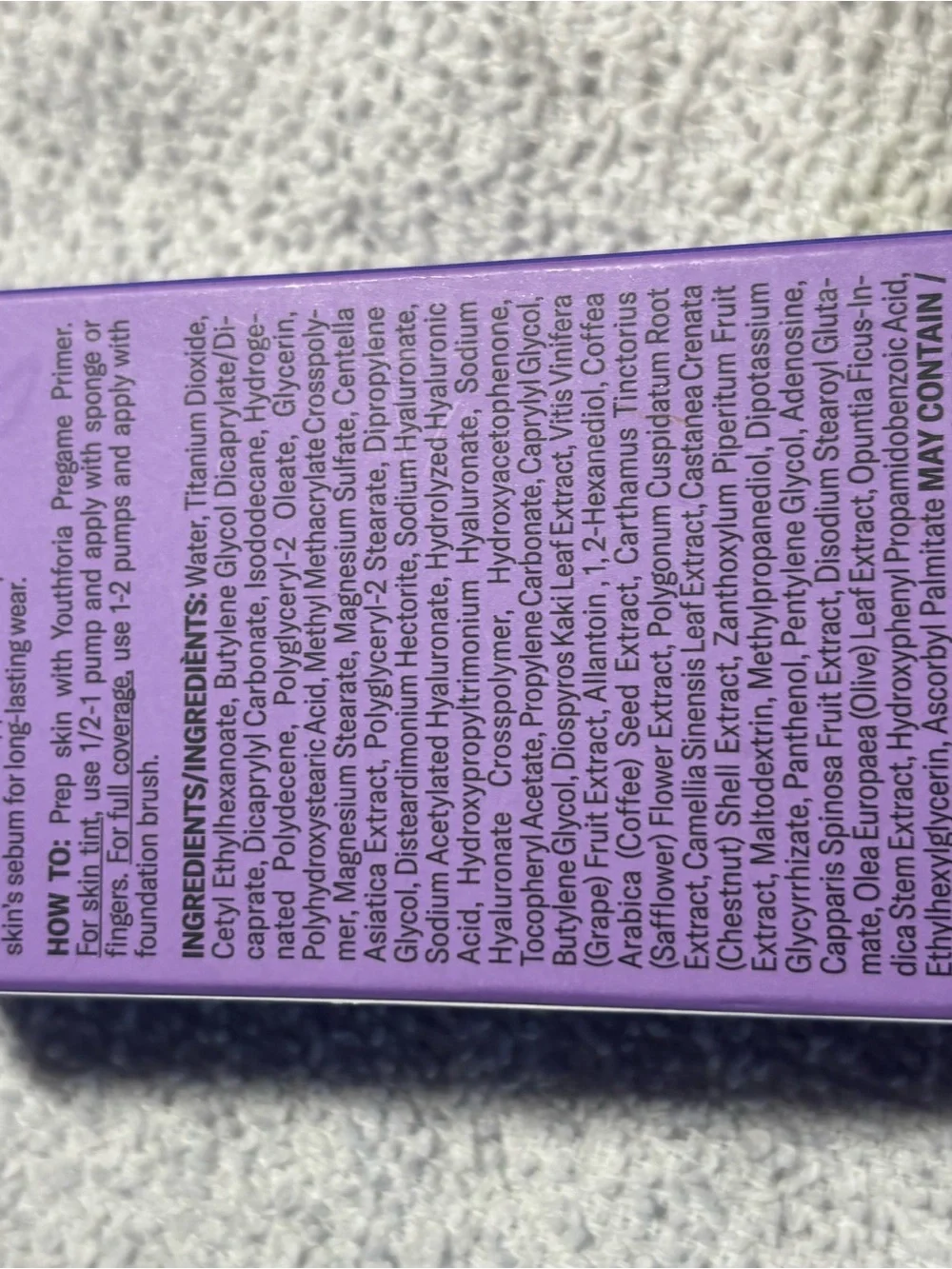 Youth Foria Purple Foundation Palette